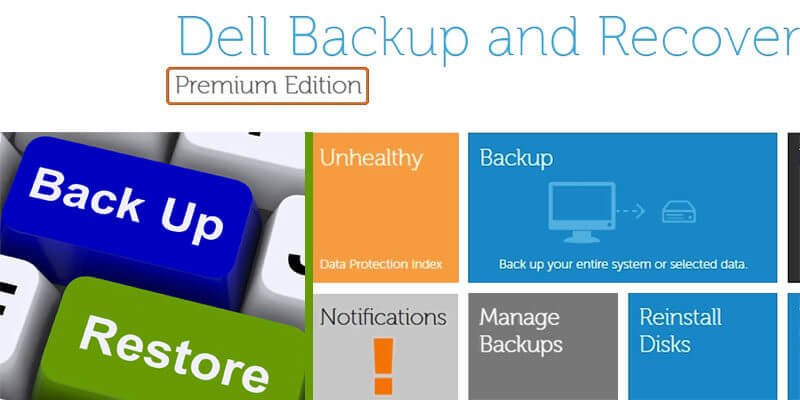 Dell backup and recovery premium tool