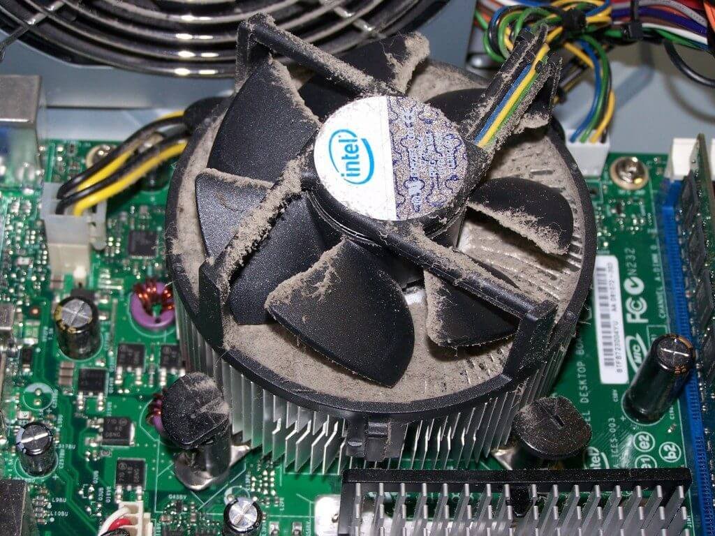 Dust collection on computer fans can reduce the computer's lifespan.