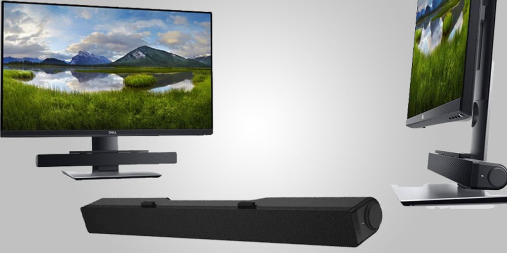 Dell AC 515M Soundbar on Dell Ultrasharp monitorwith good stereo sound